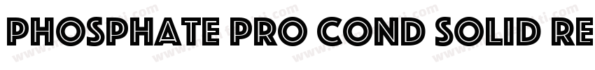 Phosphate Pro Cond Solid Regular字体转换